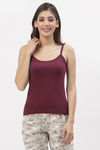 Floret Cotton Camisole (Pack of 2) - Wine Peach — thumbnail 6